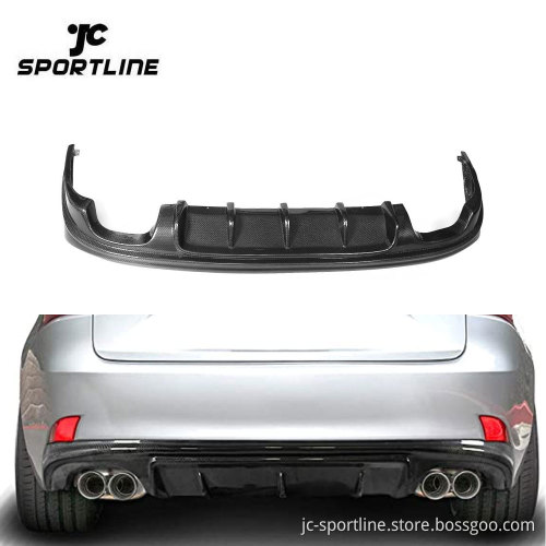 Carbon Fiber Rear Valance Lip for Lexus IS-F/IS250/IS300/IS350 F Sport Sedan 2013-2016